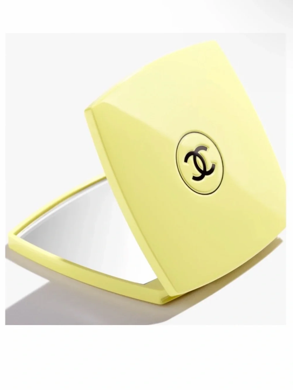CHANEL Limited Edition Yellow Mirror Duo Compact Mirror NIB w/ Box & Pouch